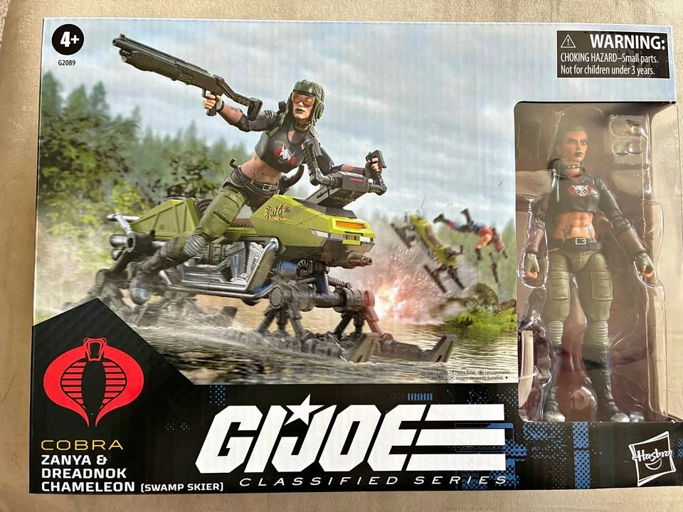 G.I. Joe Classified Zanya & Dreadnok Chameleon Swamp Skier