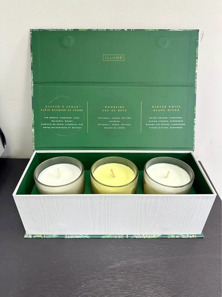 Illume Northern Woods Soy Candles 3-Pack New - photo 2