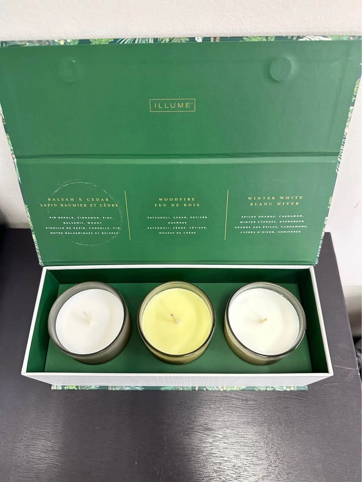 Illume Northern Woods Soy Candles 3-Pack New - photo 3