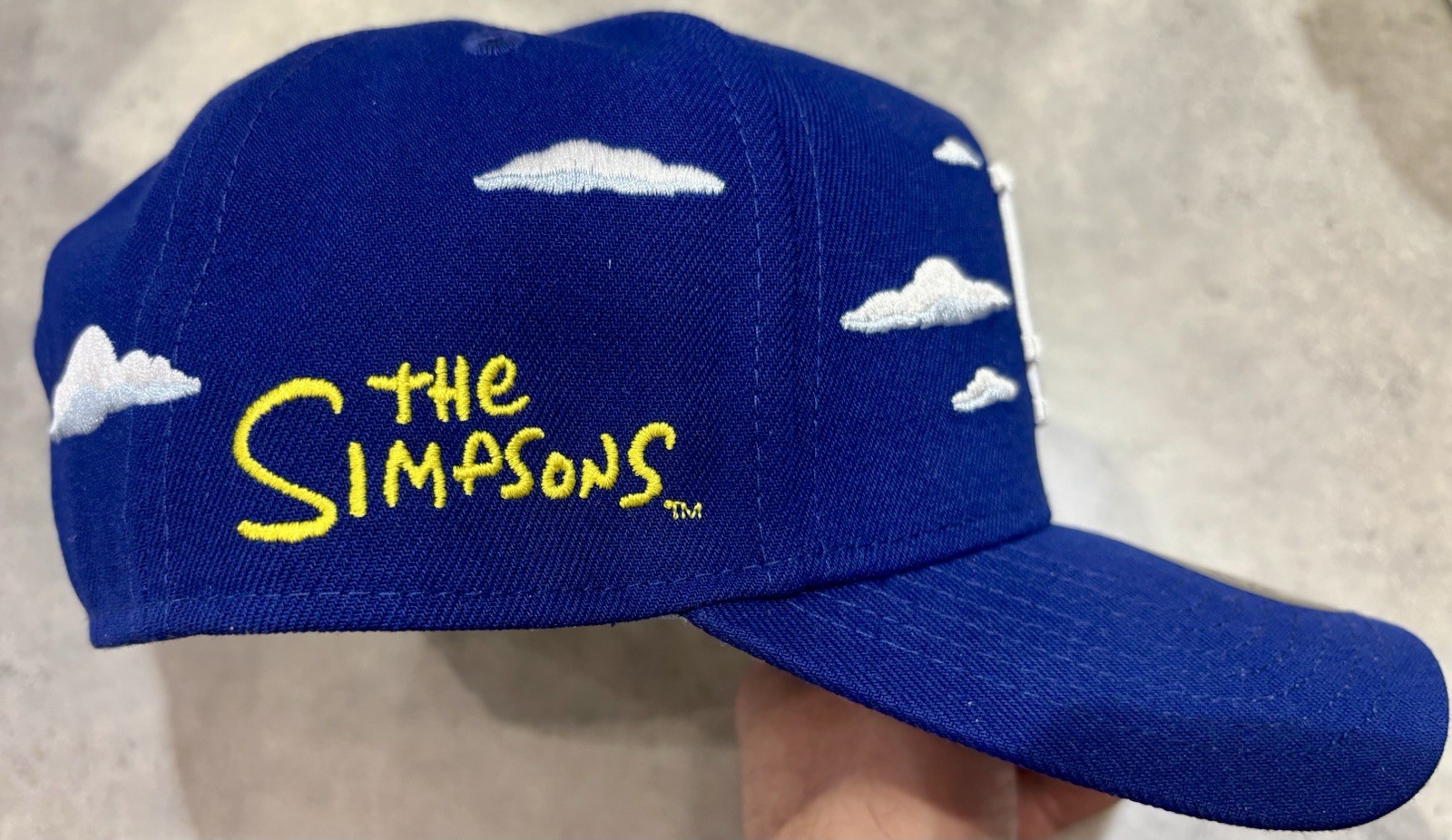 Los Angeles Dodgers New Era MLB The Simpsons Blue A-Frame Snapba - photo 2