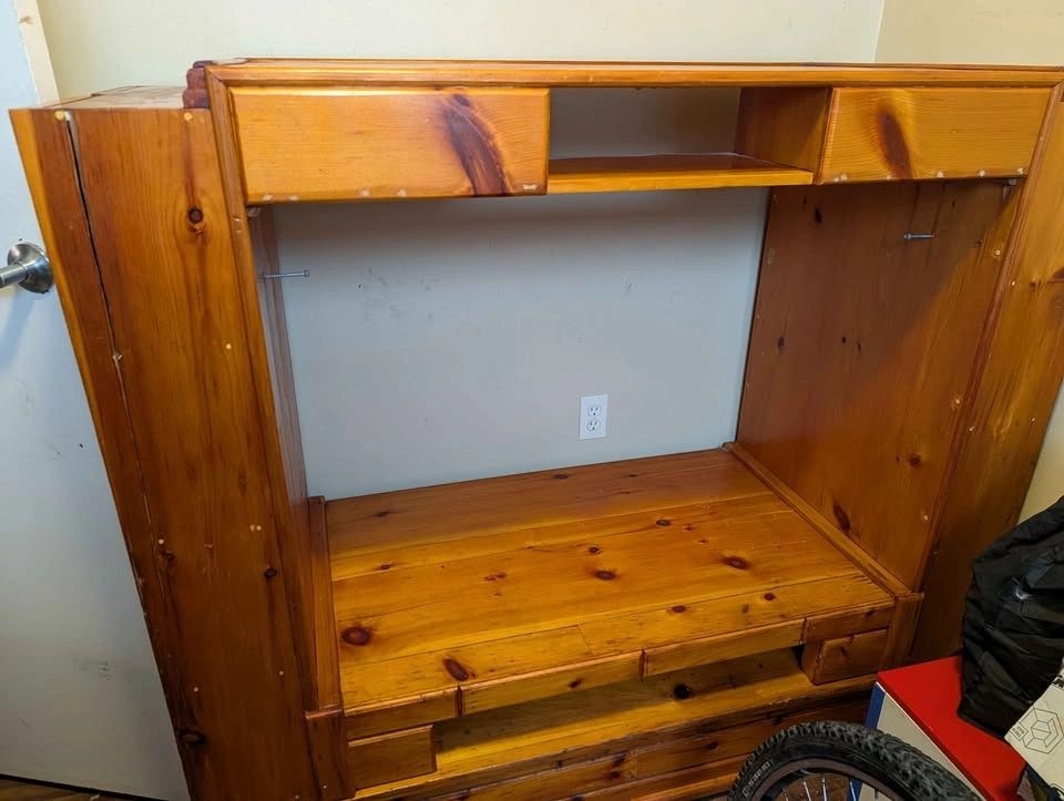 Wooden TV Stand - photo 2