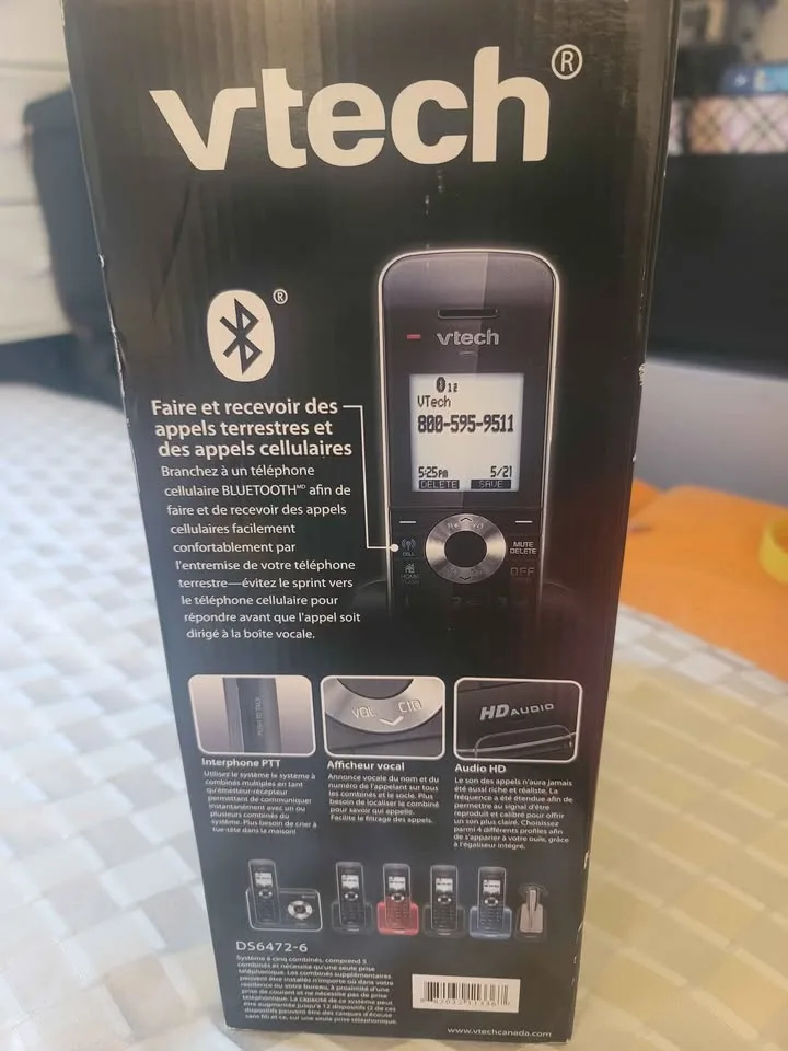 Vtech 5 Handset Phone with Cordless Headset image indicator(4)