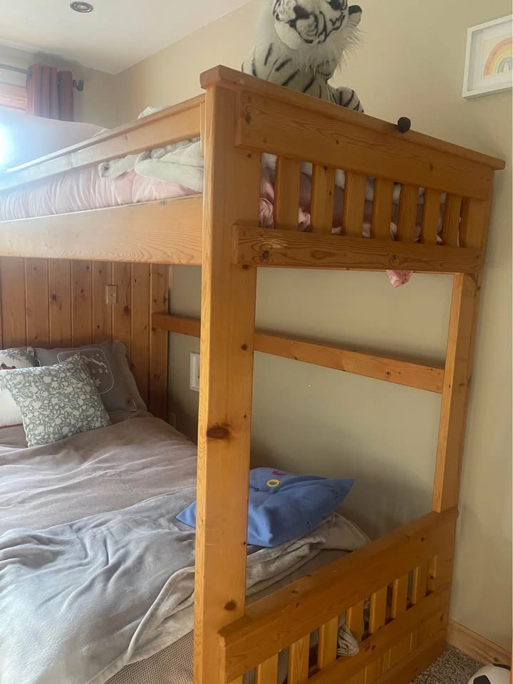 Handmade solid wood bunk beds - photo 2