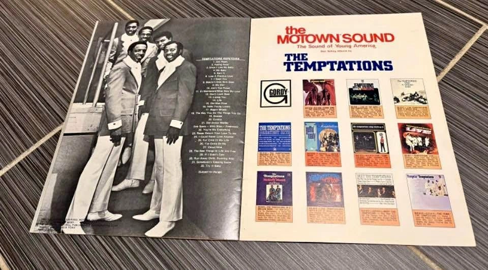 The Temptations 1969 Souvenir Tour Program
