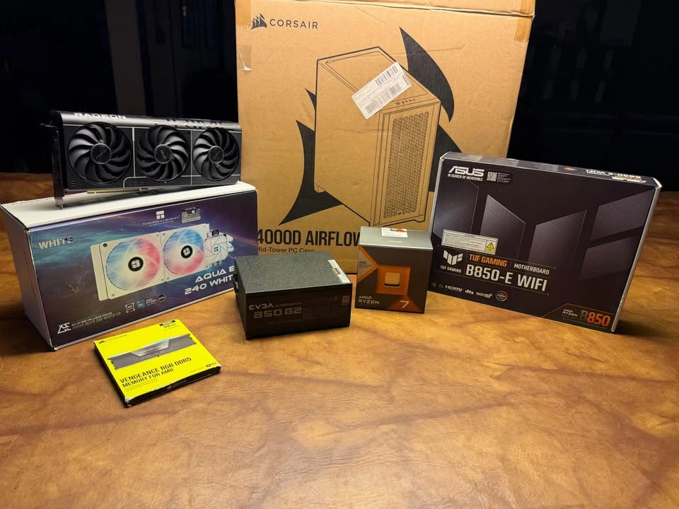 AM5 7800x3d, 9060xt 16gb, 32gb DDR5, 2tb NVME PC Bundle - photo 2