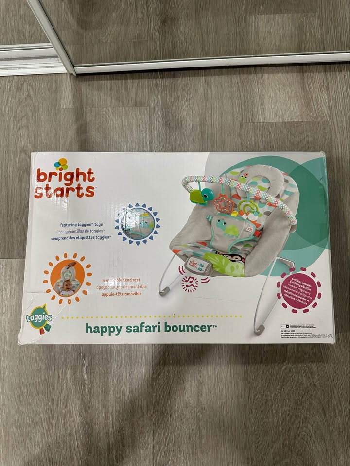 Bright Starts Happy Safari Bouncer (0 to 6 Months) - photo 2