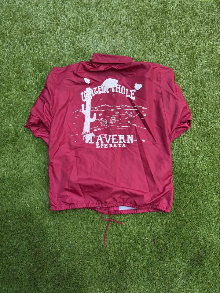 Vintage 80s Russell Water Hole Tavern Jacket