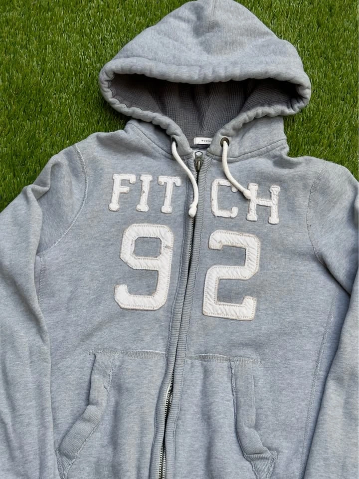 Y2K Abercrombie & Fitch Zip Hoodie - Men's Medium - photo 2