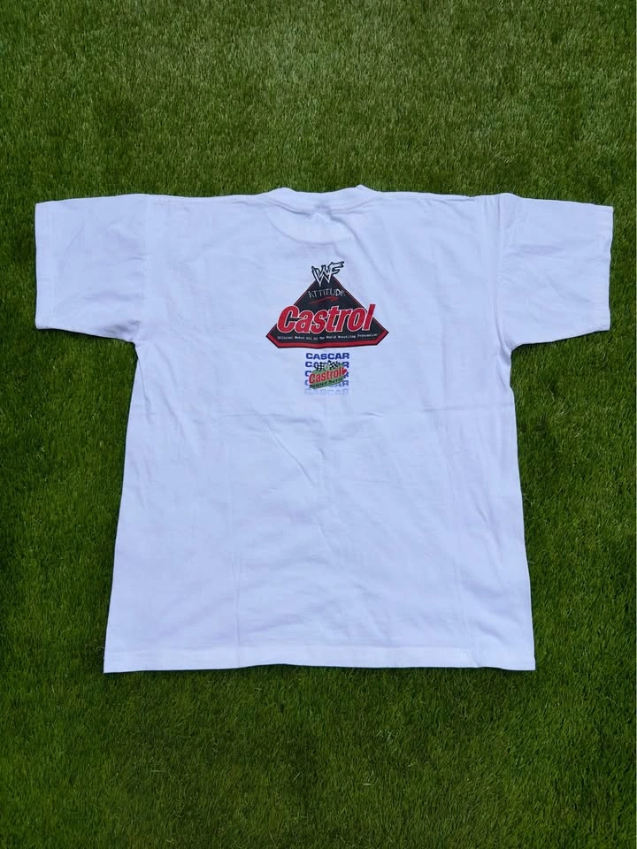 Vintage WWF The Rock x Castrol Racing Tee - photo 2