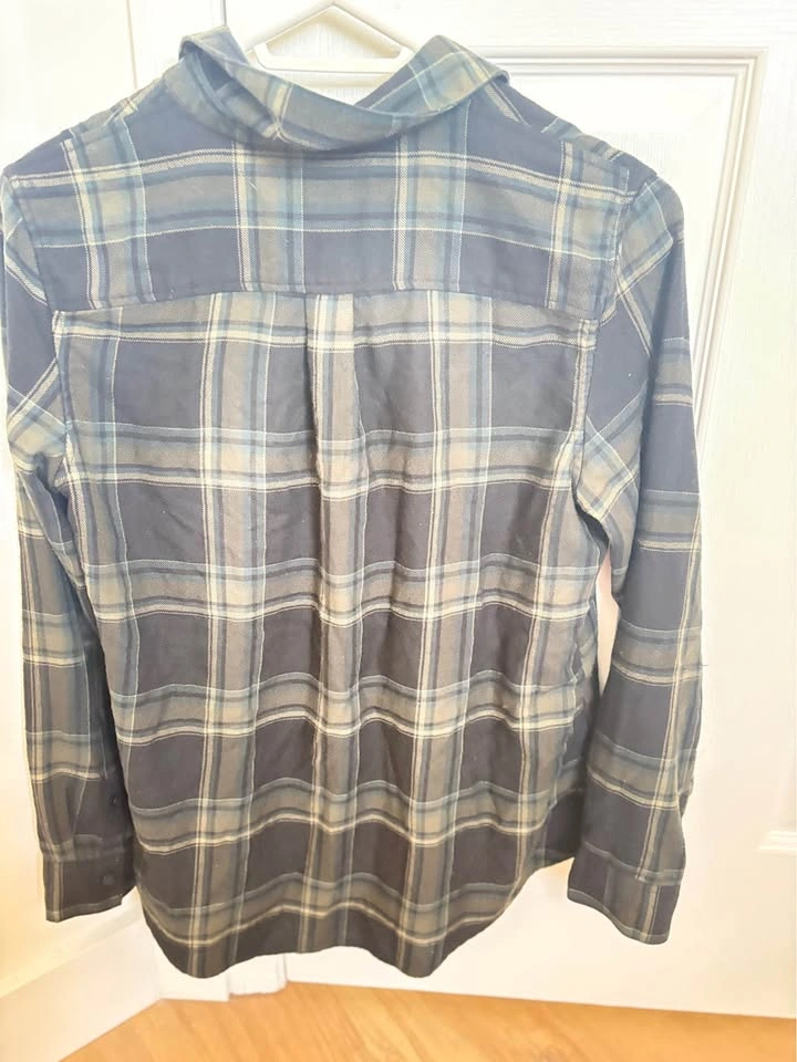 Banana Republic Boyfriend Fit Plaid Flannel Shirt - photo 3