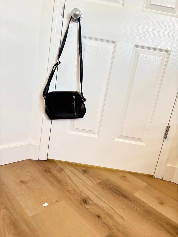 Denver Hayes Black Crossbody Bag