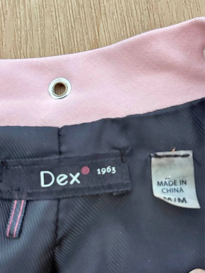 Dex Pink Moto Jacket Size M