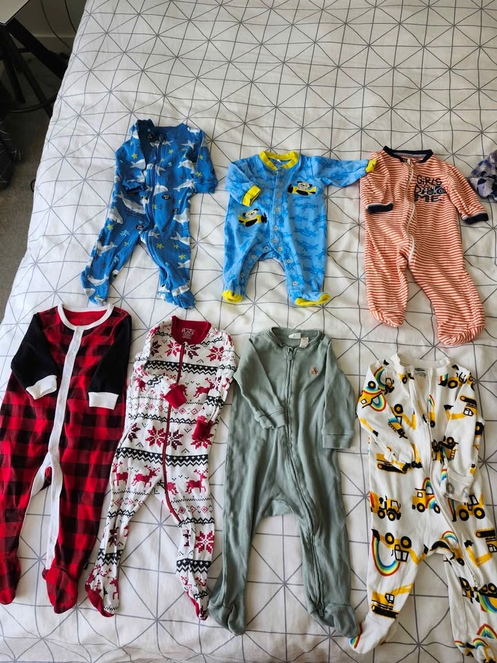 Baby Footed Sleepers Bundle 3-6M - photo 3