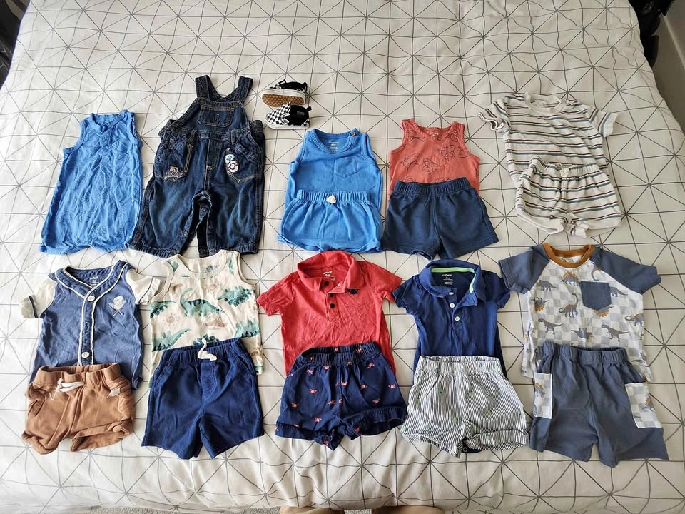 9M Baby Boy Summer Set + Shoes