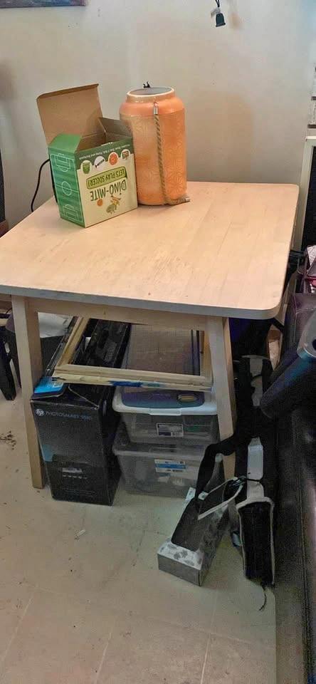 Wood Card or Puzzle Table