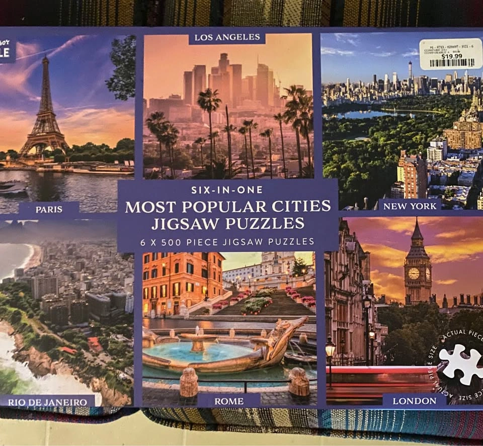Professor Puzzle Six-in-One Jigsaw Puzzles Mindfulness & Cities - photo 3