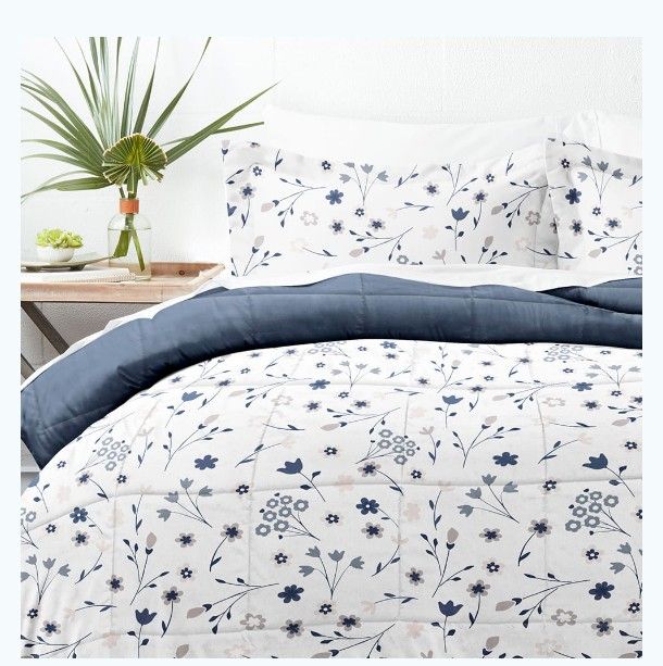 Queen Comforter Set - Floral Print - photo 2