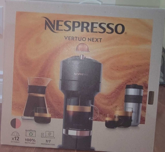 Nespresso Vertuo Next Espresso Machine Rose Gold