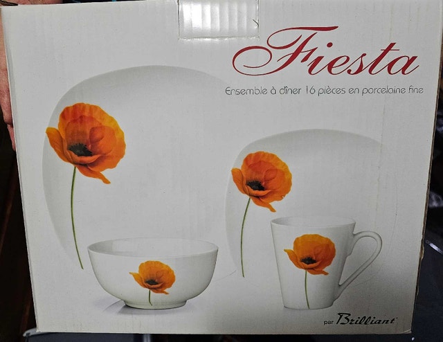 16 Pc Dinnerware Set Fine Porcelain - BRAND NEW