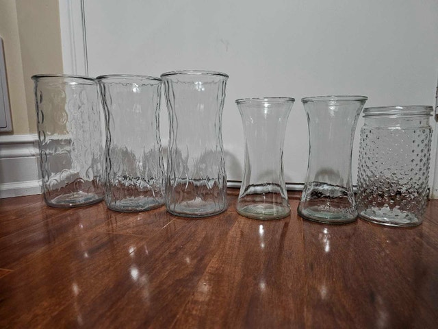 Glass Vase - 6 Pieces Available