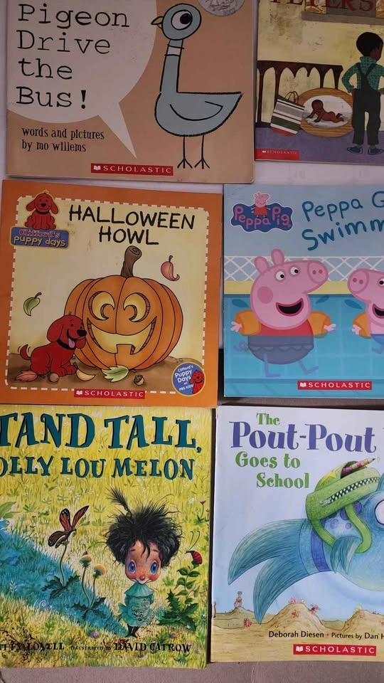 Kids Books Lot - Pigeon, Peppa Pig, Pout-Pout Fish & More - photo 3