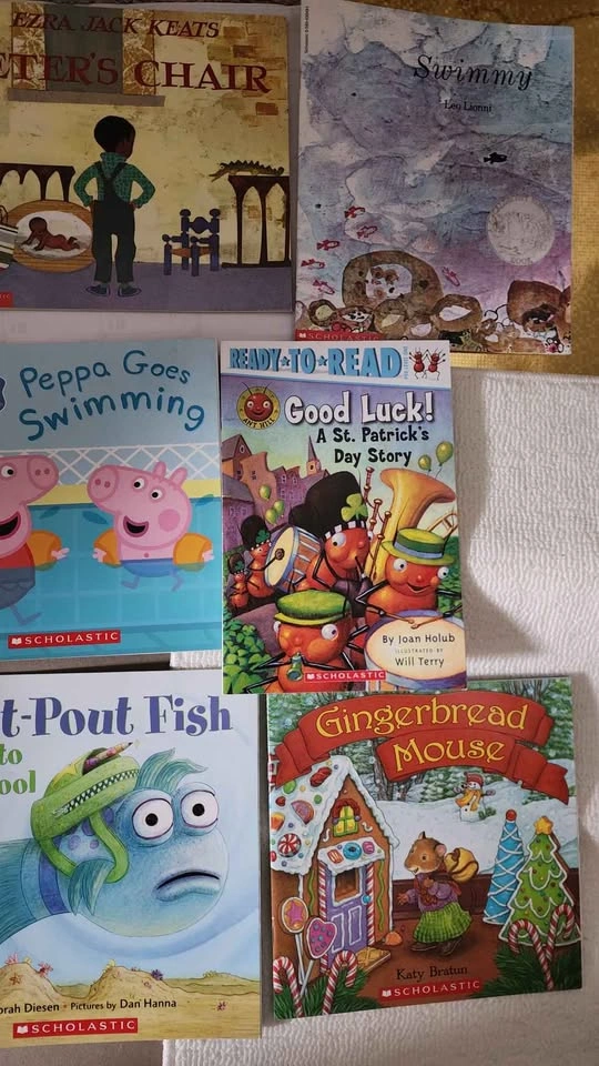 Kids Books Lot - Pigeon, Peppa Pig, Pout-Pout Fish & More - photo 4