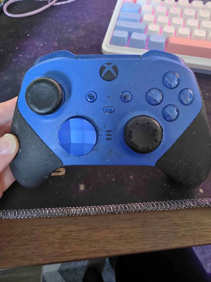 Xbox Elite Series 2 Controller Blue and White