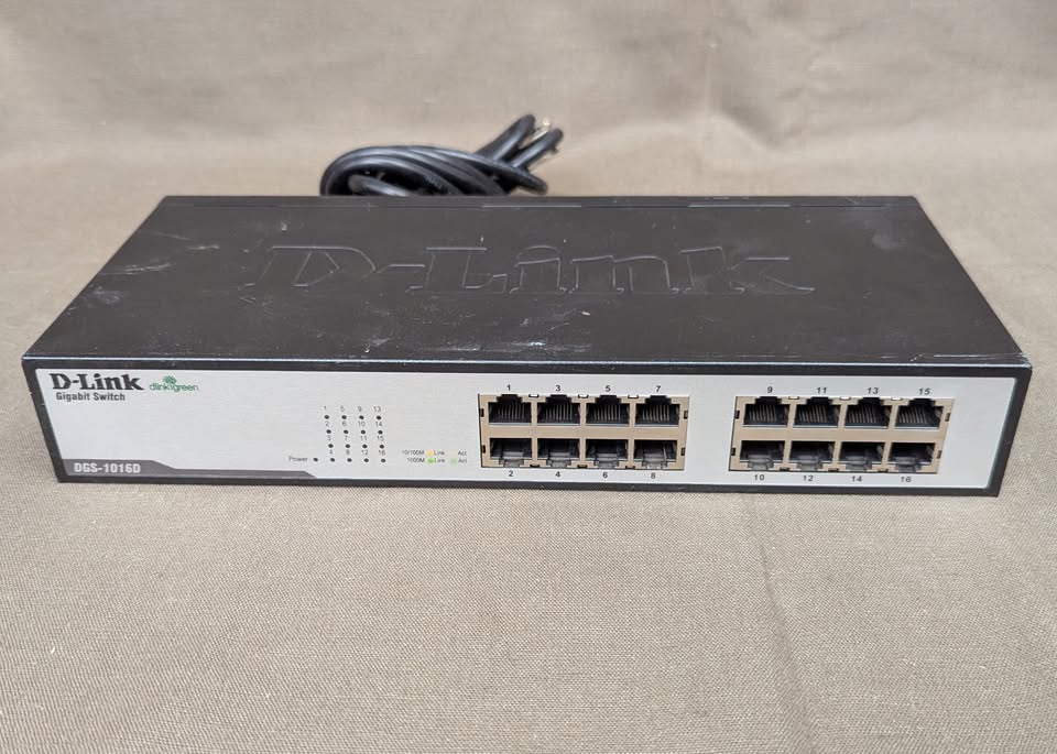 16 Port Gigabit Network Switches (DGS-1016) - photo 3