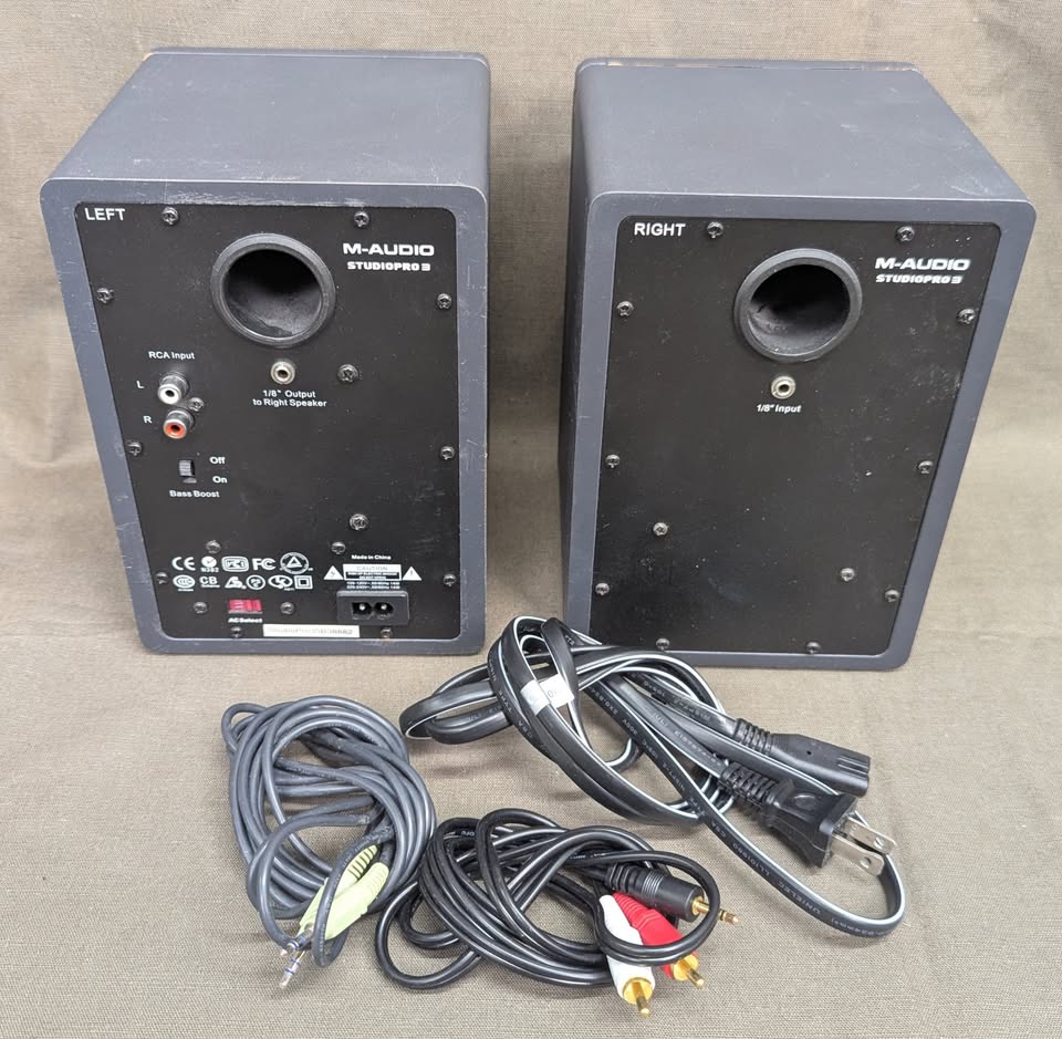 M-Audio Studio Pro 3 powered spearkers - photo 5