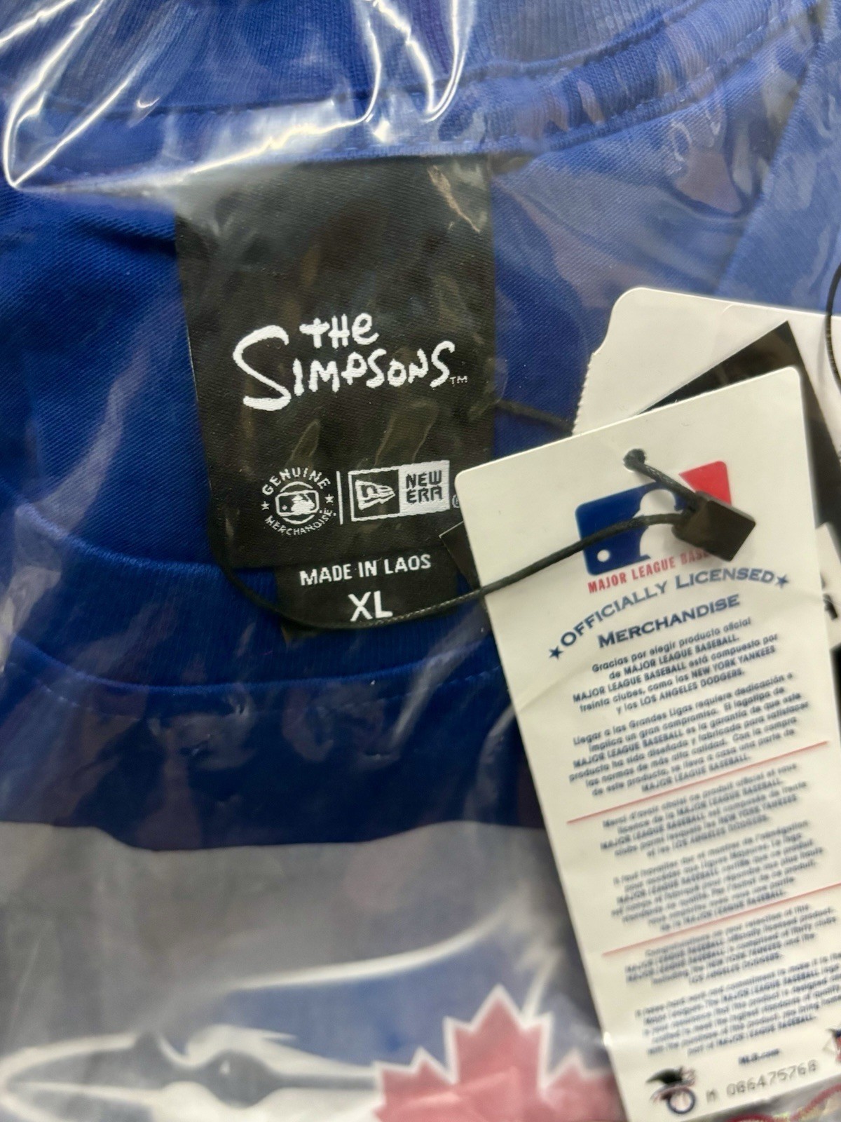 MLB Toronto Blue Jays x The Simpsons Cloud New Era Shirt Men's X - photo 4