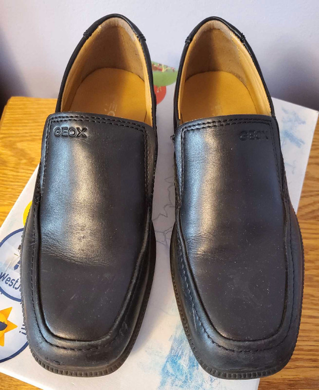 GEOX children's dress shoes, Size 13, Black