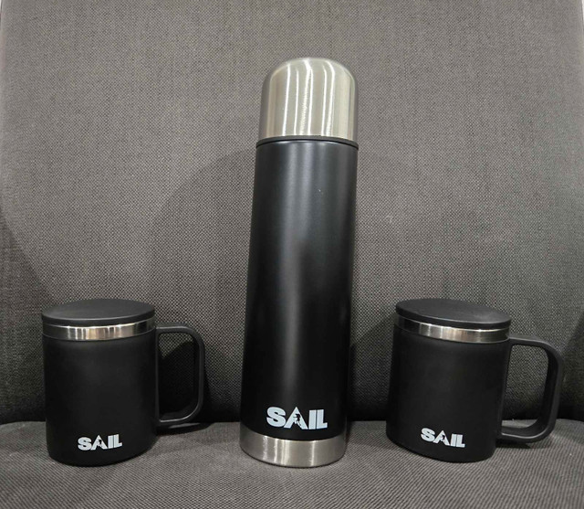 NEW Insulated mugs & thermos SAIL