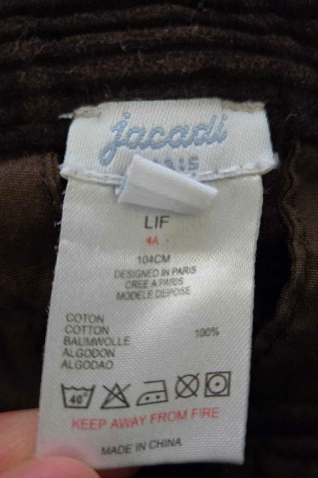 Jacadi Paris Corduroy children's pants. Size 4. - photo 4