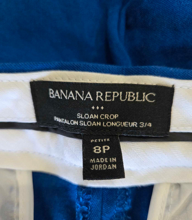 Banana Republic Sloan Crop pants Size 8 Petite - photo 3