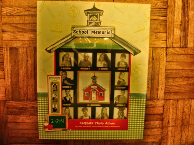 BNIB School Memories Photo Album Keepsake w Hanging Frame thumbnail