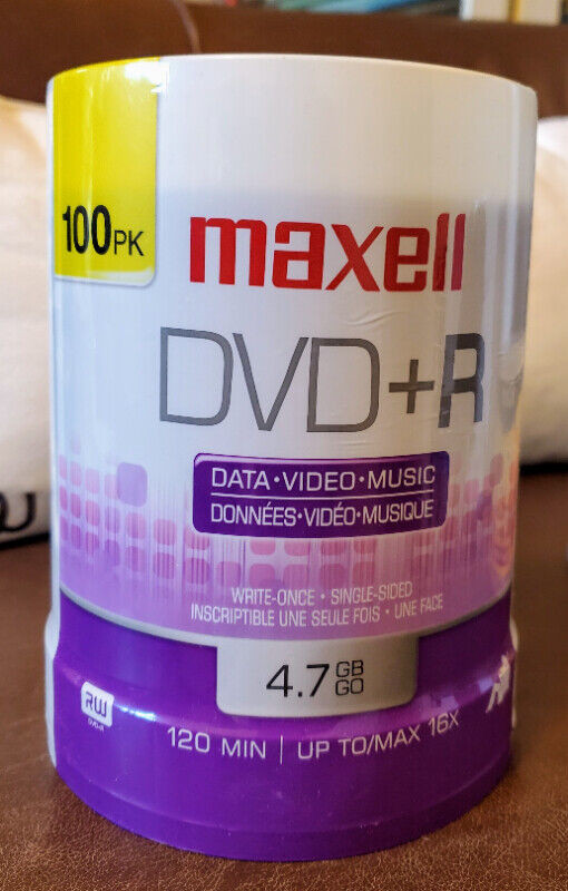 Maxell DVD+R 100 pack BRAND NEW