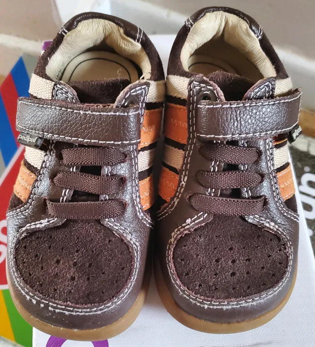 Pediped Flex Jimmy Brown/Orange, Size 5.5 (EUR 21) thumbnail