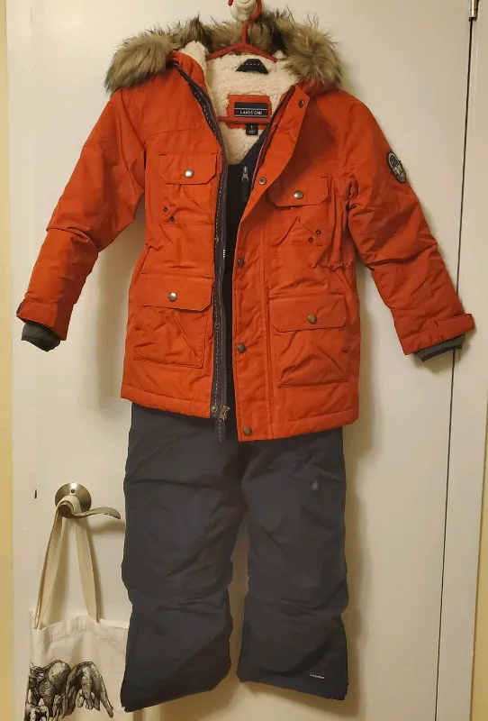 Land's End Down Parka & Snow Pants, Size 7+ thumbnail