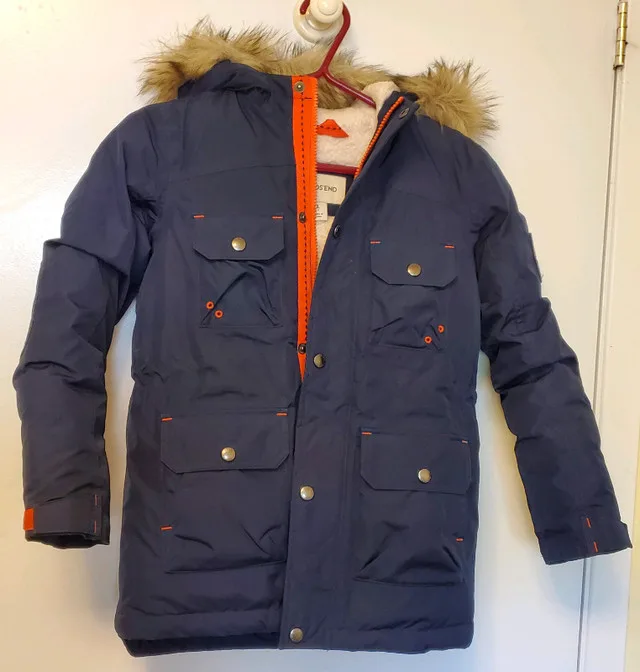 Land's End Down Parka & Snow Pants, Size 7+ thumbnail