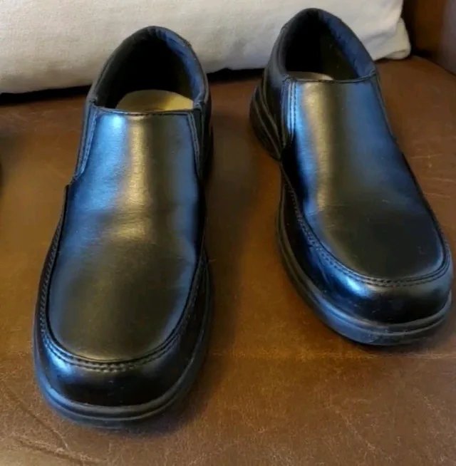 Hush Puppies dress shoes, Size 2 children's, Black, Shane thumbnail