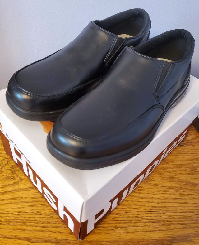 Hush Puppies dress shoes, Size 2 children's, Black, Shane - photo 2