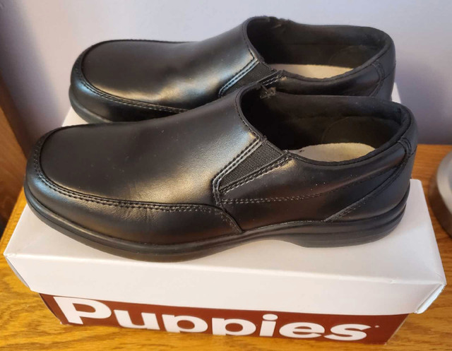 Hush Puppies dress shoes, Size 2 children's, Black, Shane - photo 3