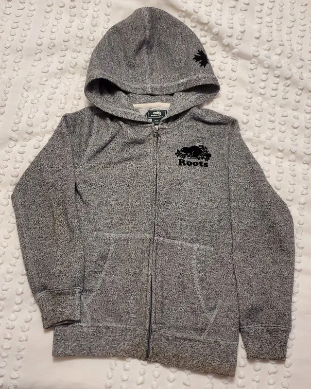Roots salt & pepper hoodie Size 7-8 years thumbnail