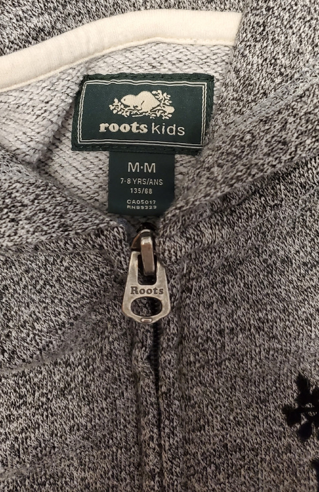 Roots salt & pepper hoodie Size 7-8 years - photo 2