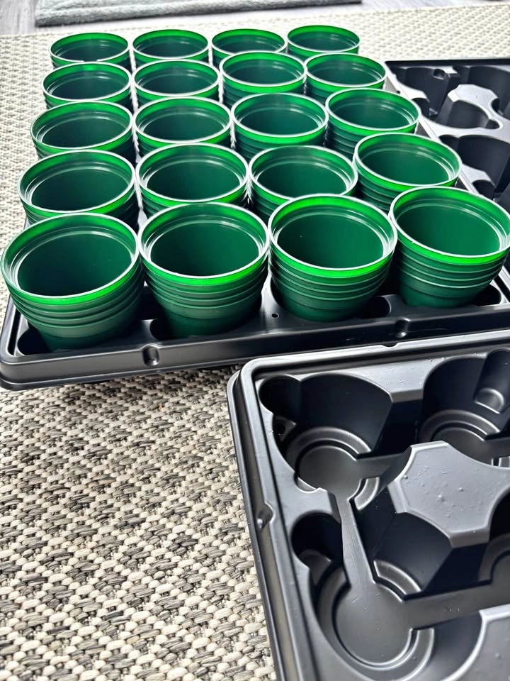 RooTrimmer Seedling Pot Set - 100 Pots & 5 Trays