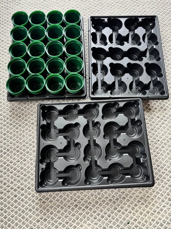 RooTrimmer Seedling Pot Set - 100 Pots & 5 Trays - photo 4