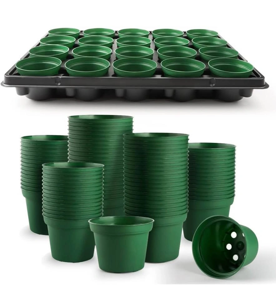 RooTrimmer Seedling Pot Set - 100 Pots & 5 Trays - photo 5