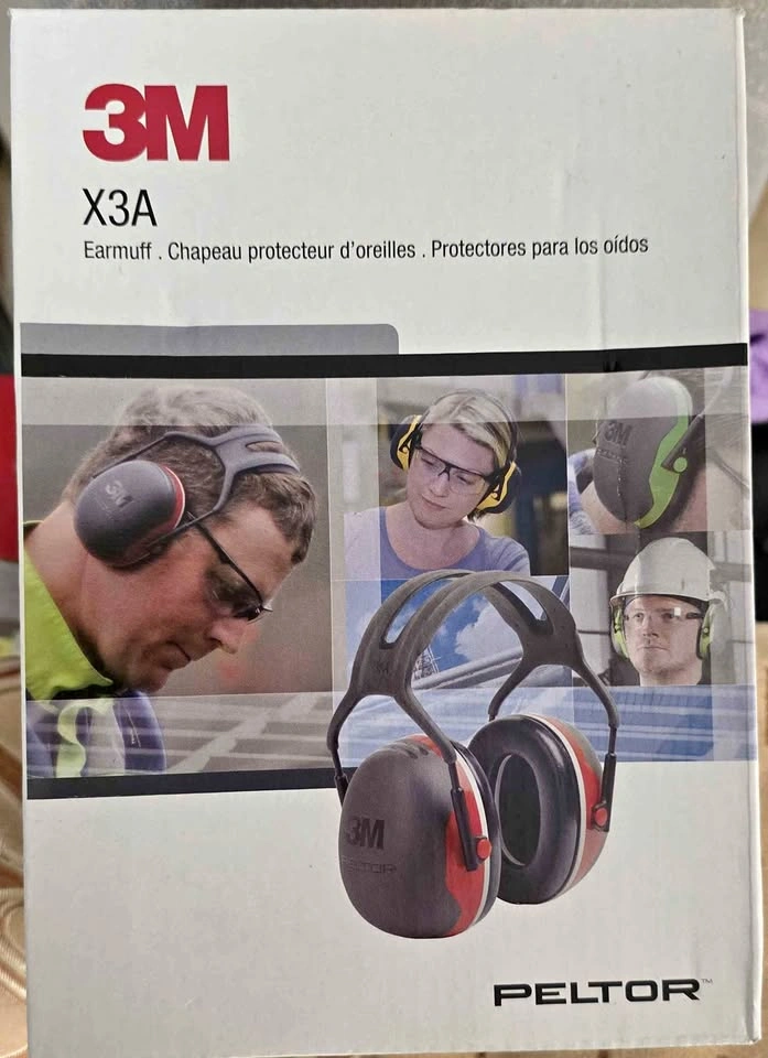 3M Peltor X3A & Optime 101 H7A Earmuffs