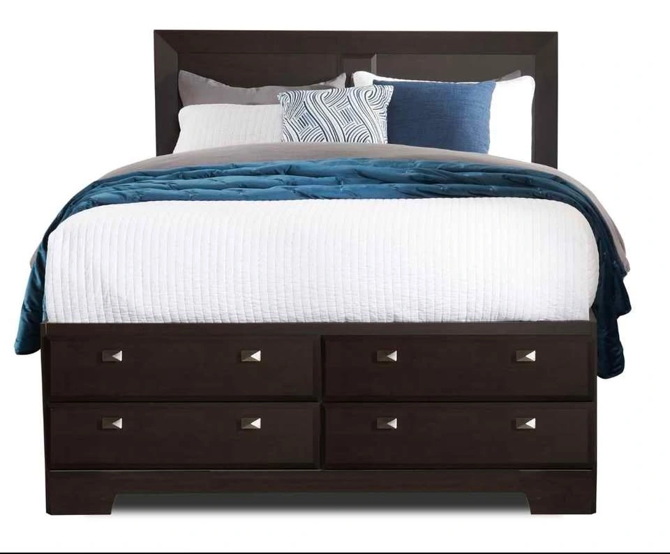 Yorkdale 12-Drawer Platform Bed with Headboard - photo 5