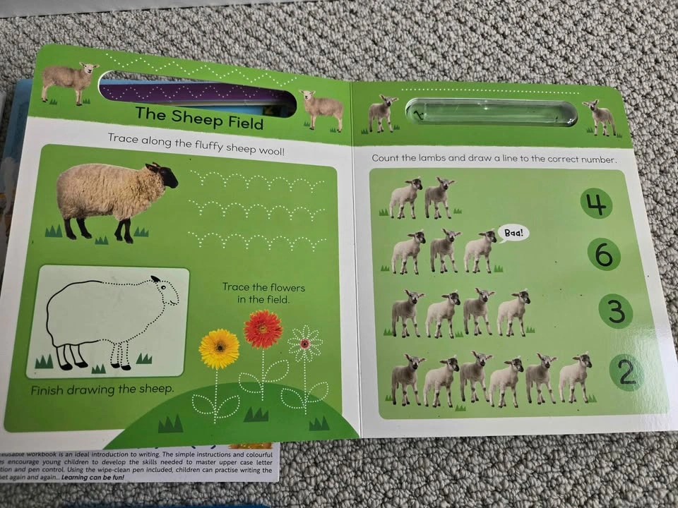 Kid Wipe Clean Books + Extras - photo 2